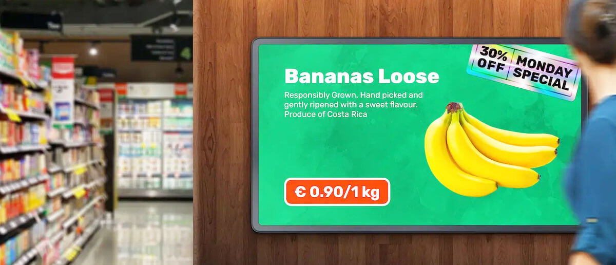 The ultimate guide to supermarket digital signage Pickcel